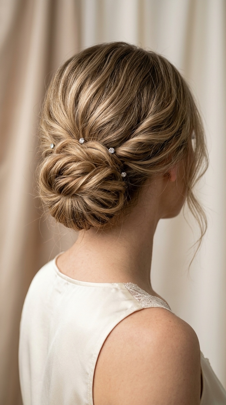 Low Textured Chignon