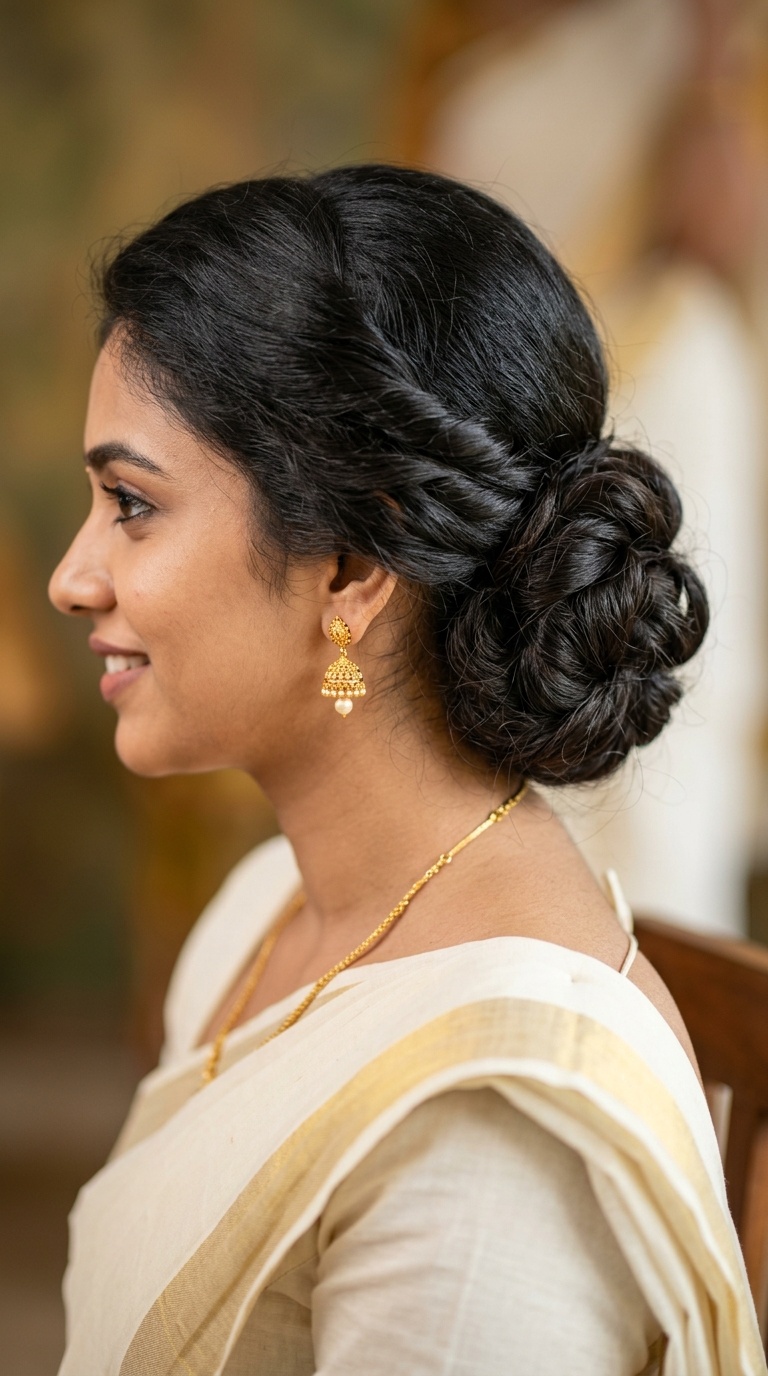 Low Twisted Chignon