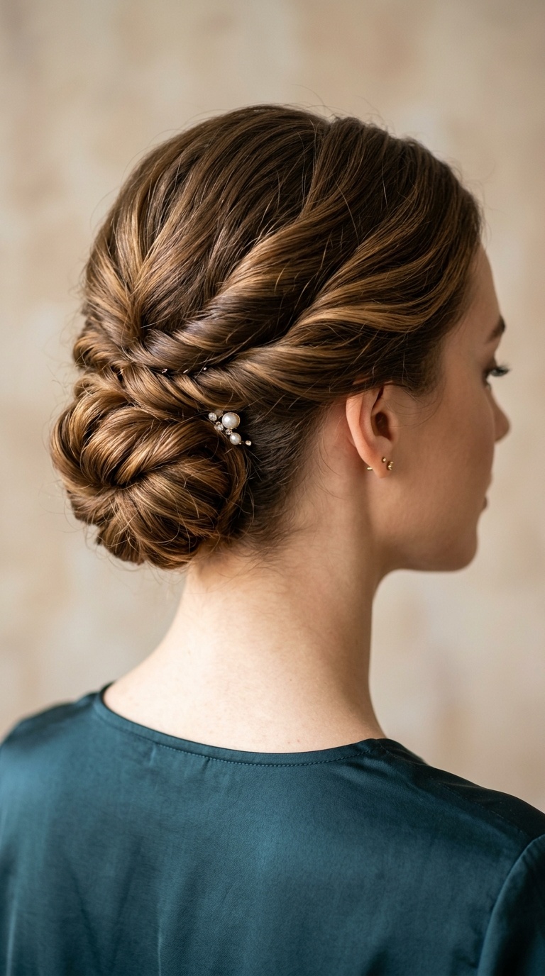 Low Twisted Chignon
