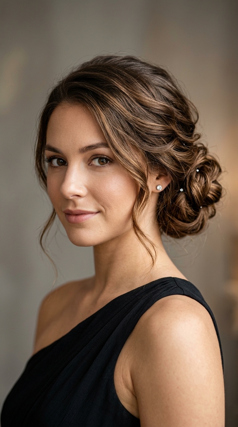 Low Voluminous Messy Bun