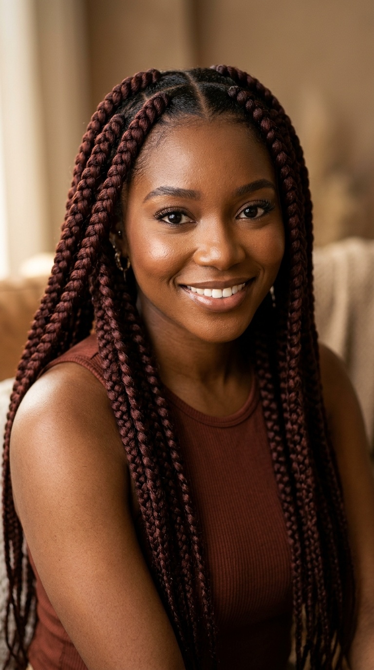 Mahogany Jumbo Braids
