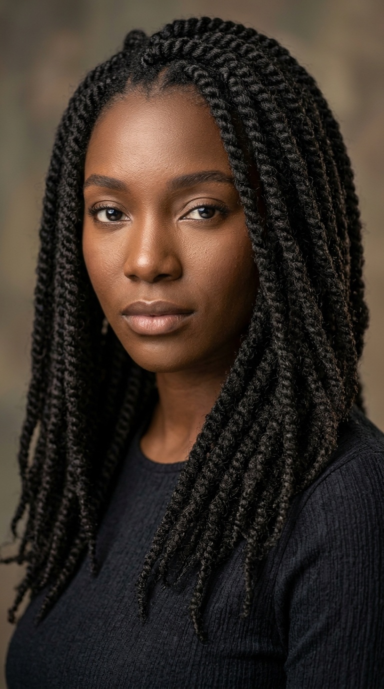 Marley Twists with Tapered Ends