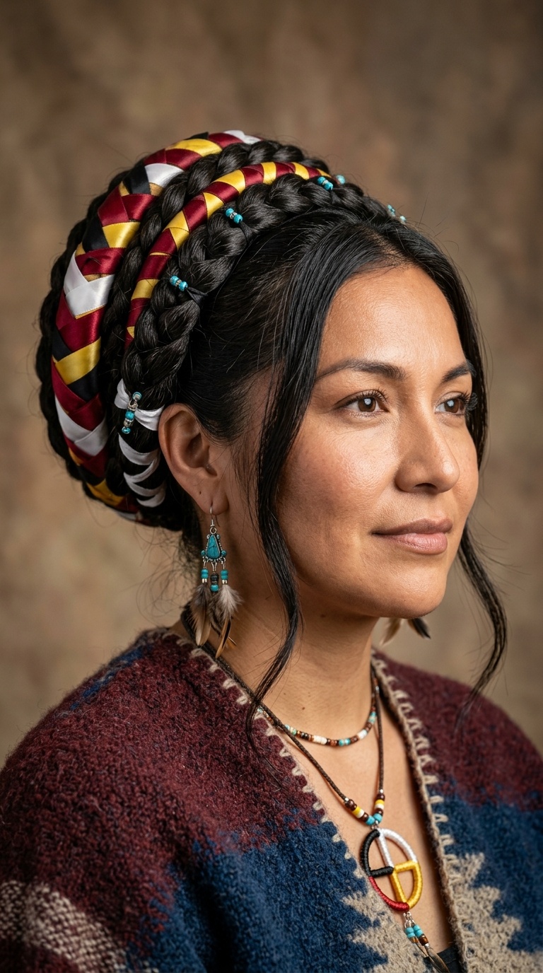 Medicine Wheel Wrap Bun