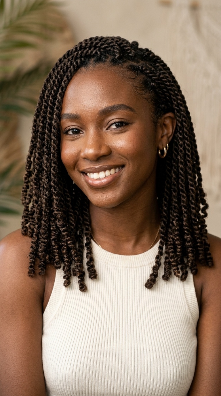 Medium Sized Senegalese Twists