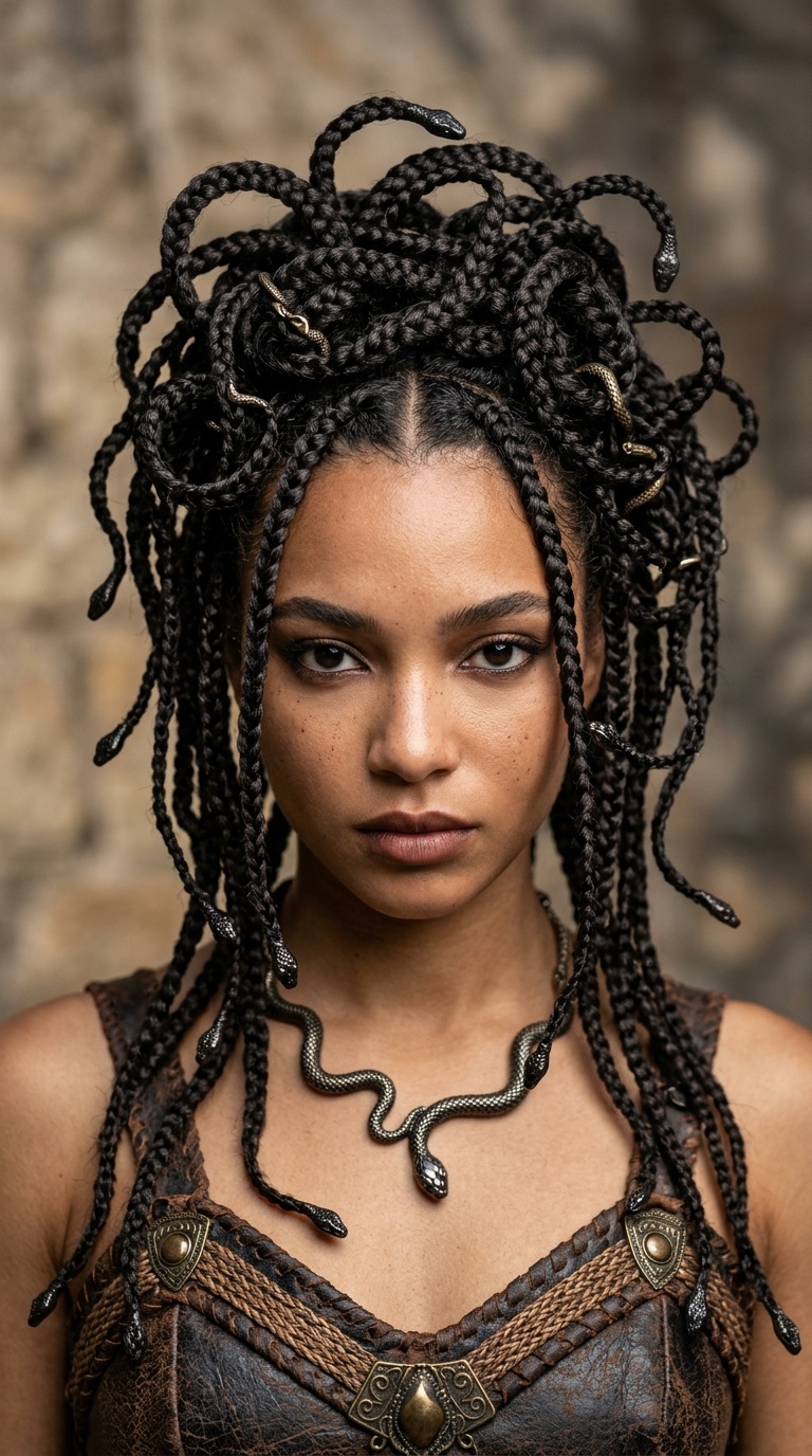 Medusa’s Braid Serpents