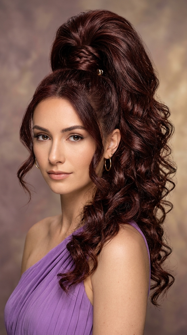 Megara’s High Voluminous Ponytail