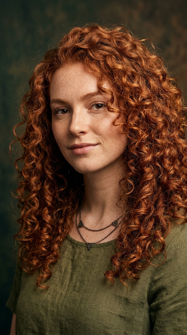 Merida’s Defined Wild Curls