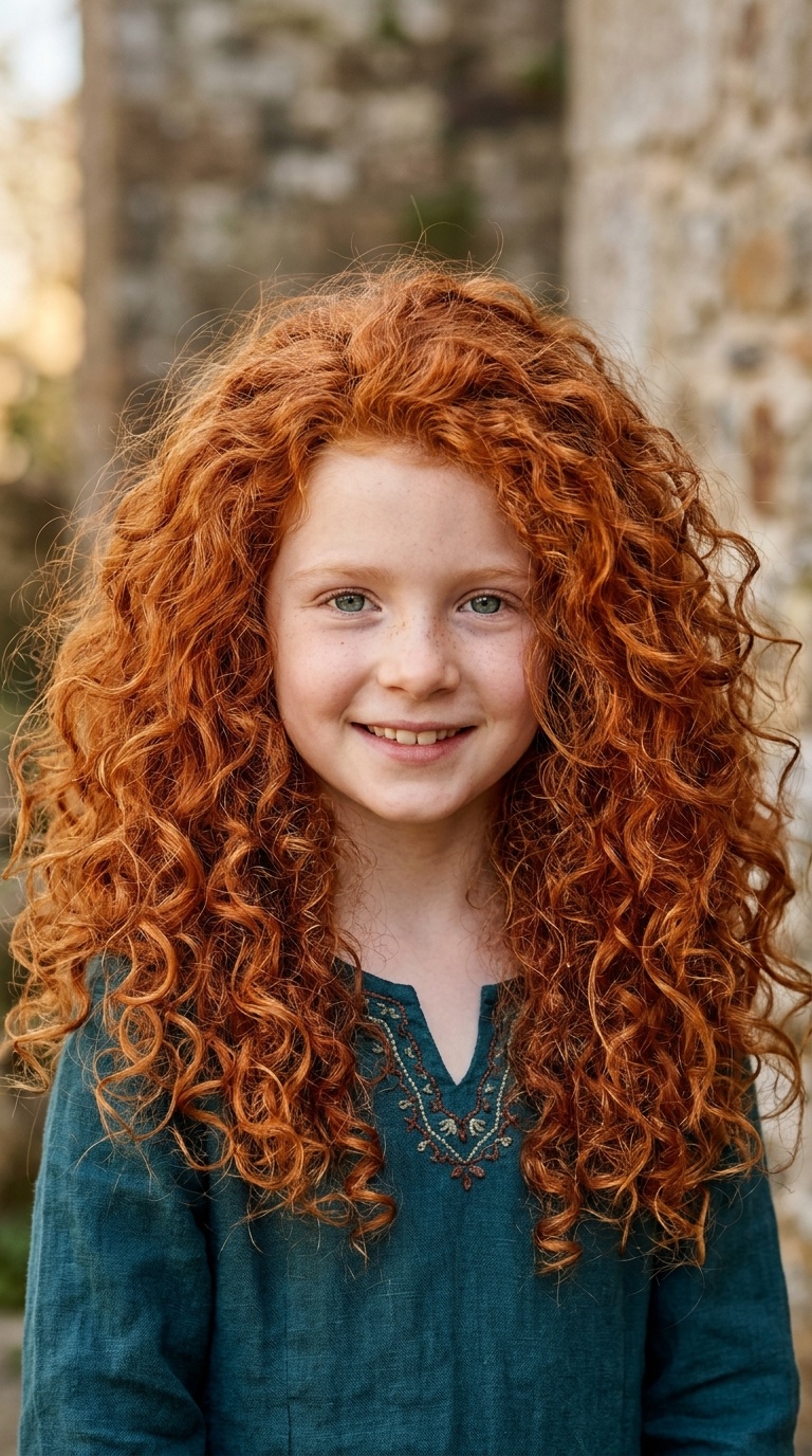 Merida’s Voluminous Wild Curls