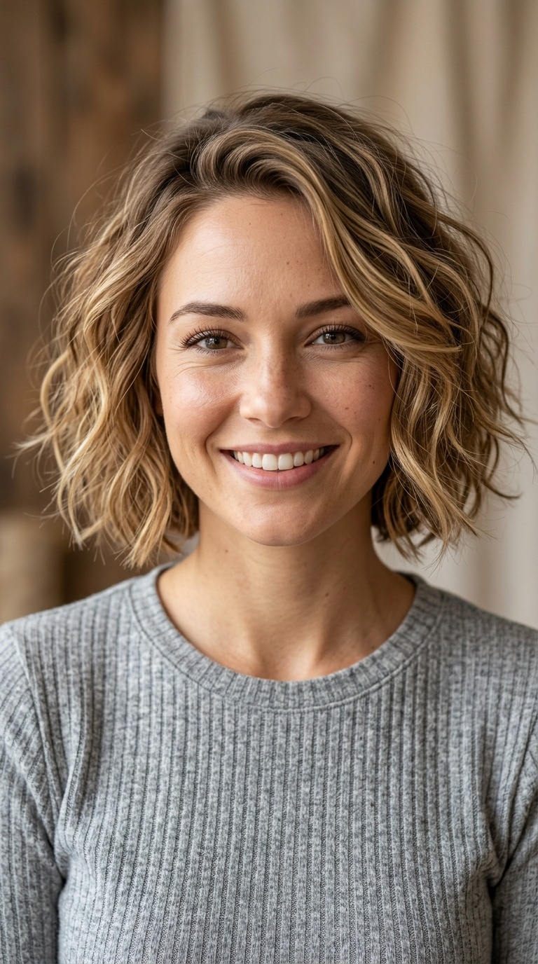 Messy Beach Wave Bob