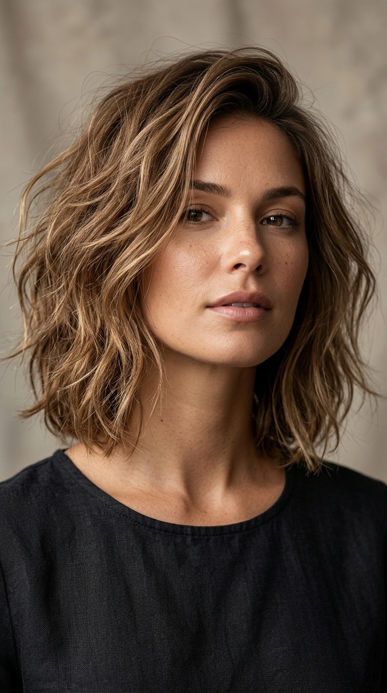 Messy Beach Wave Bob