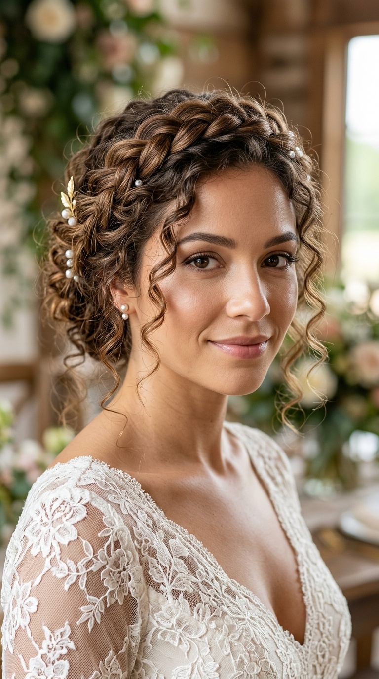 Messy Bohemian Halo Braid