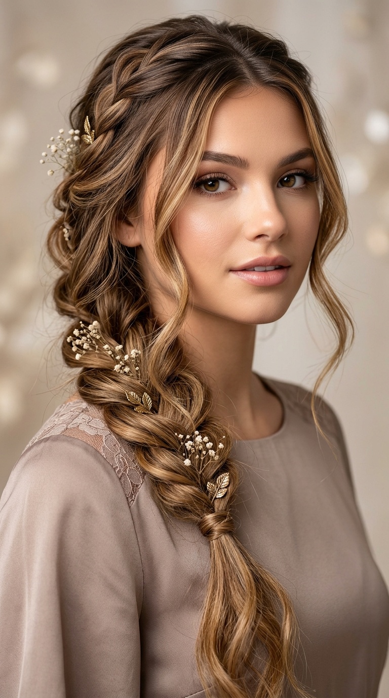 Messy Boho Side Braid