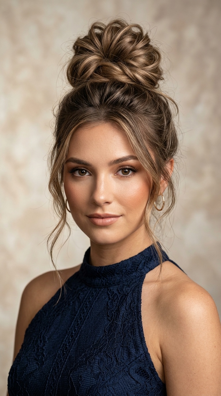 Messy-Chic Top Knot