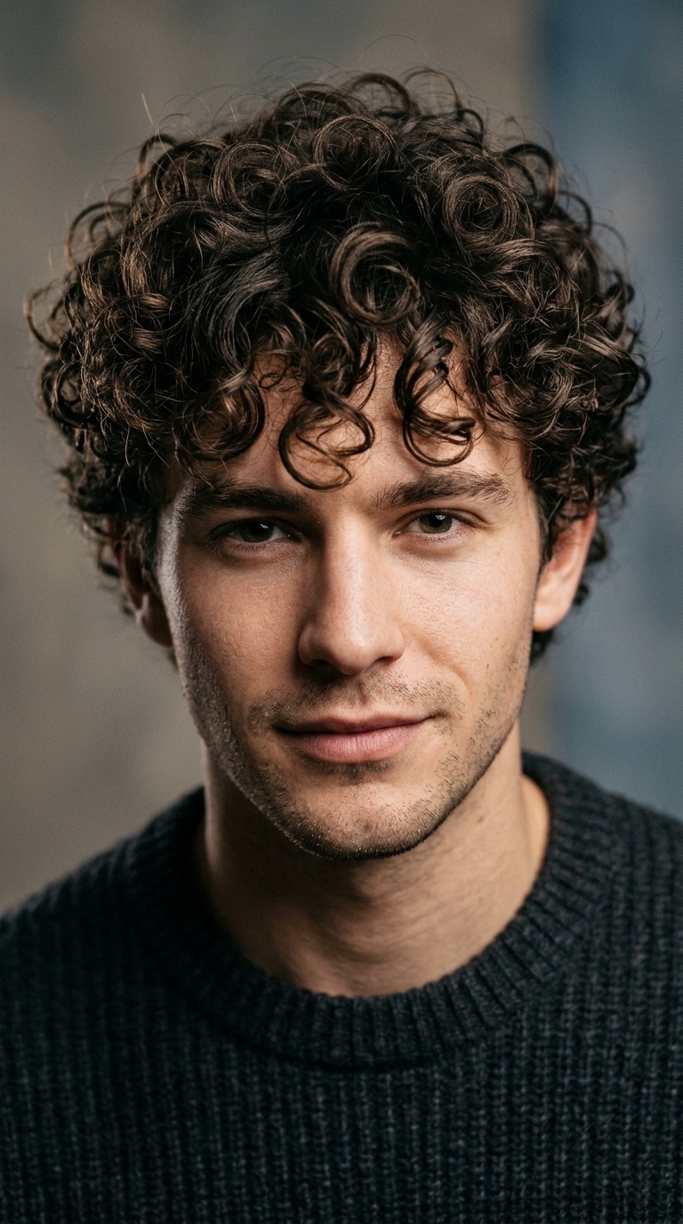 Messy Curly Mop Top