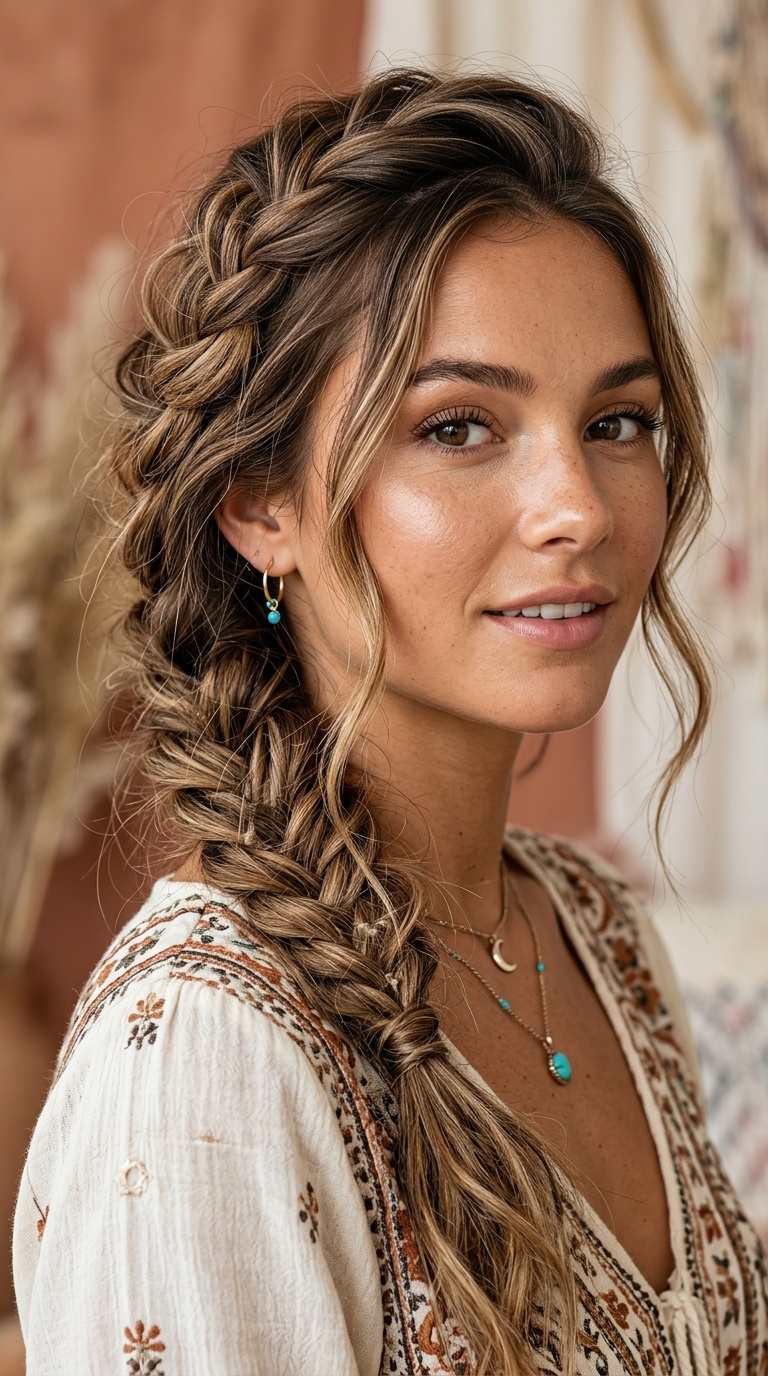 Messy Fishtail Braid