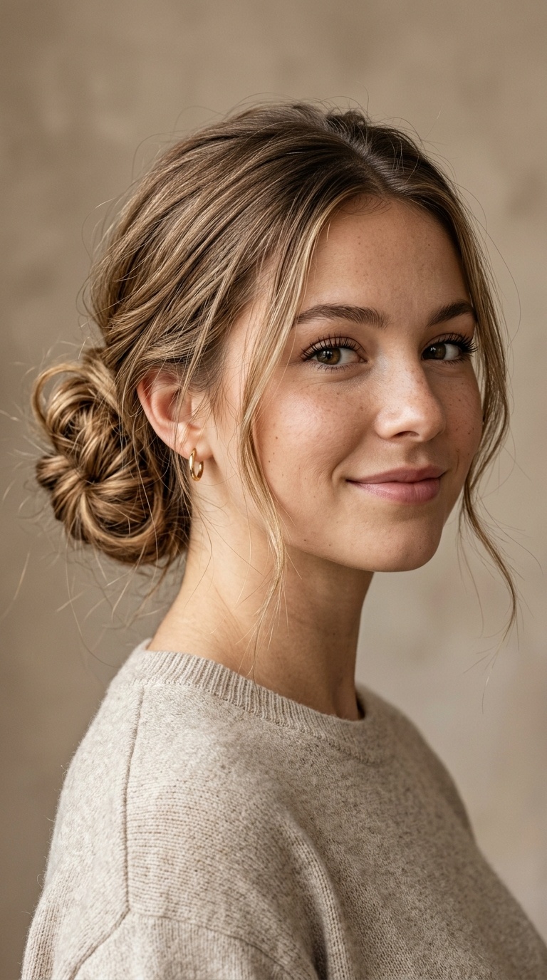 Messy Low Bun