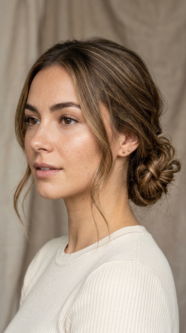 Messy Low Bun