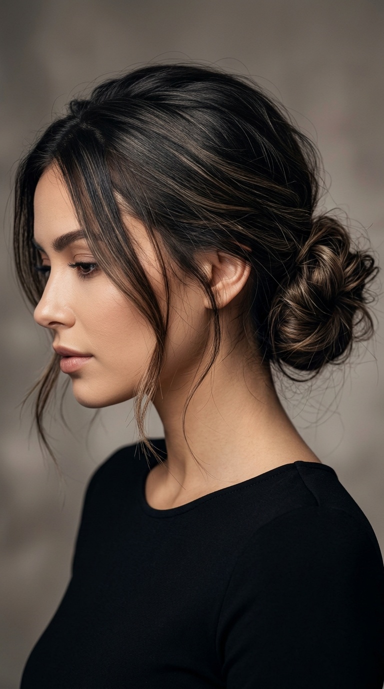 Messy Low Bun