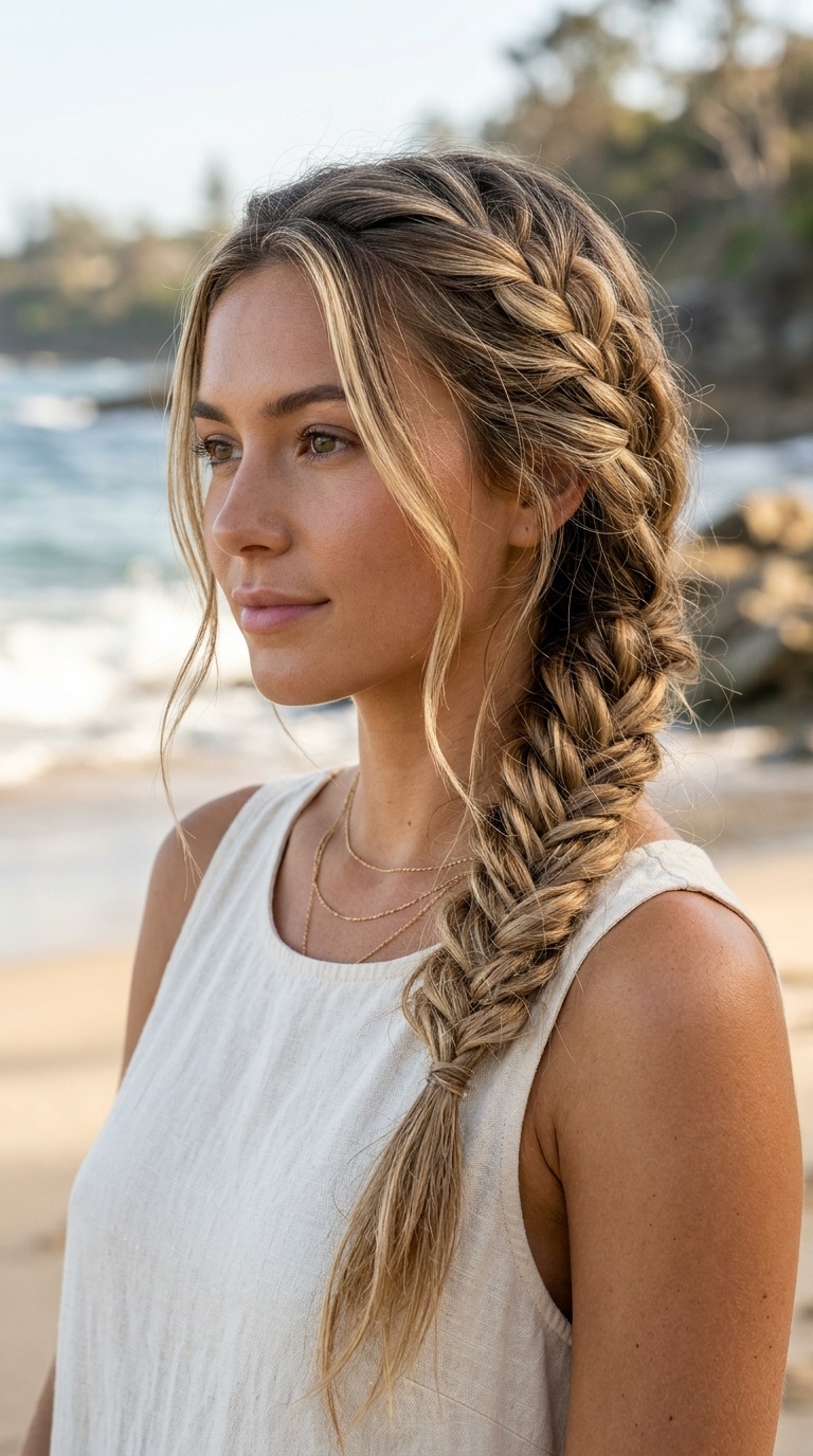 Messy Mermaid Braid