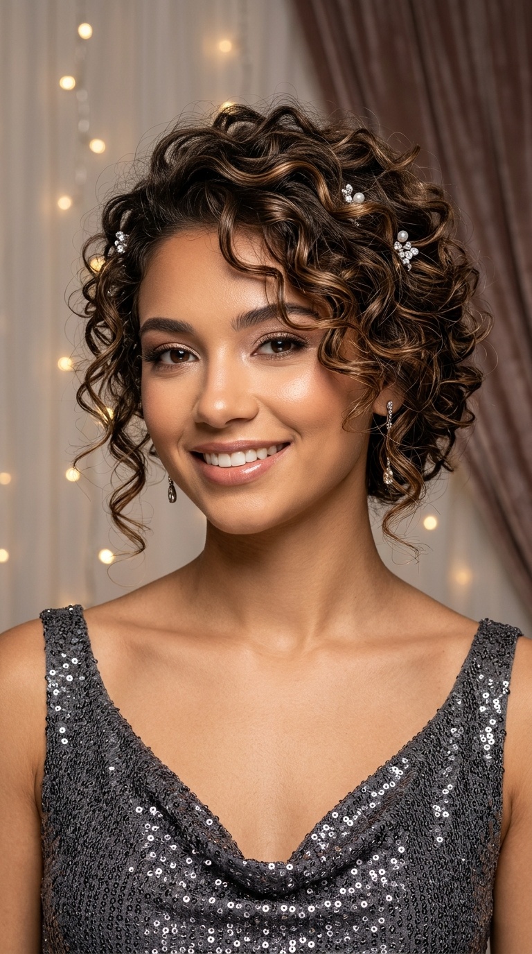 Messy Pixie Curls