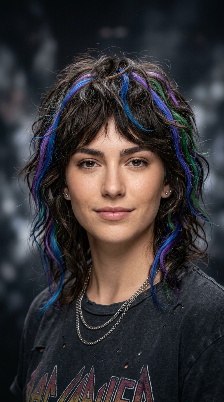 Messy Shag with Colored Extensions