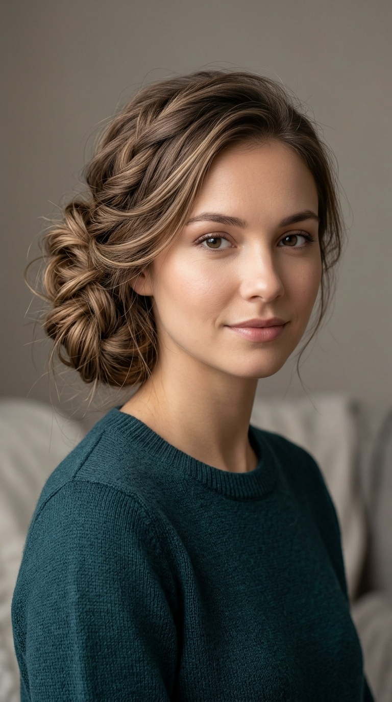 Messy Side Chignon