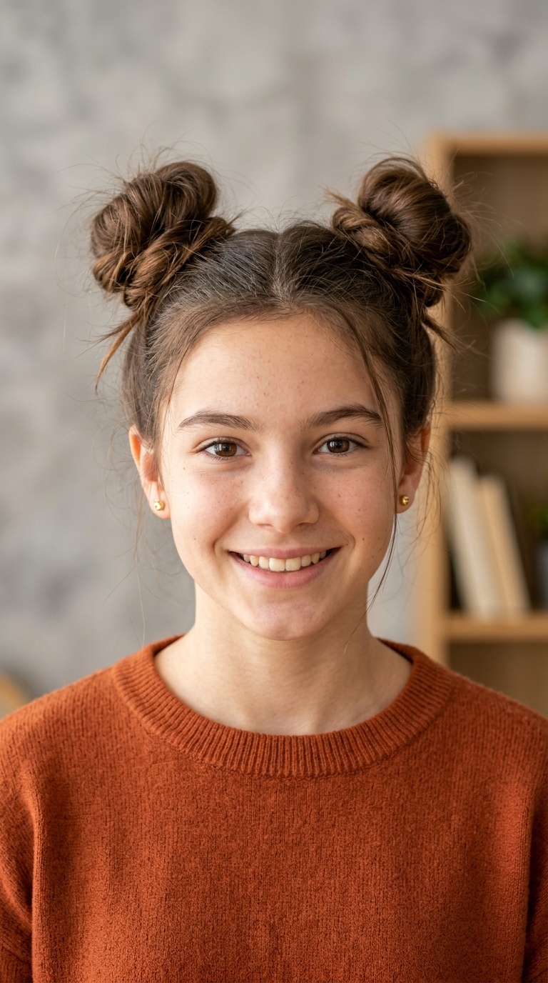 Messy Space Buns