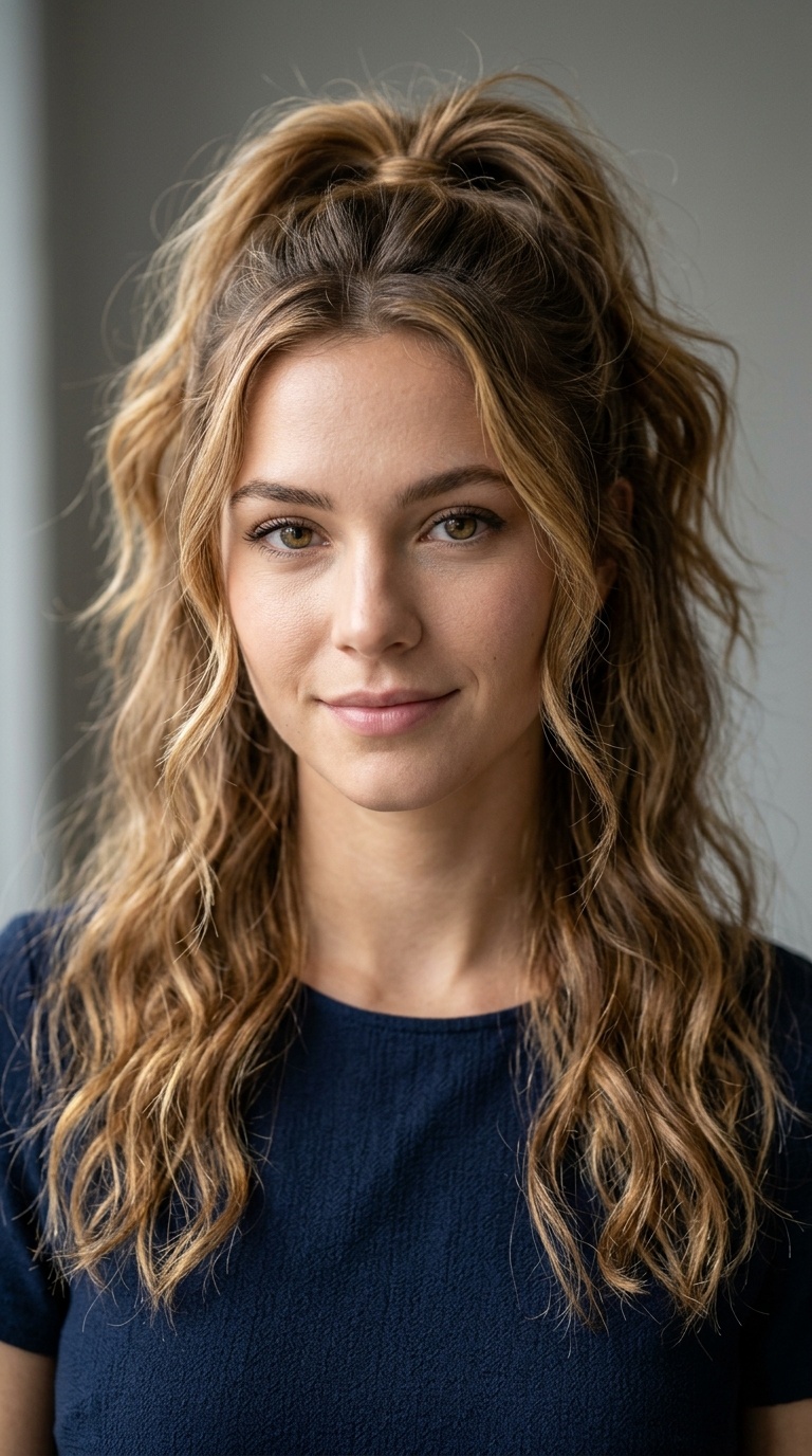 Messy Textured Half-Pony