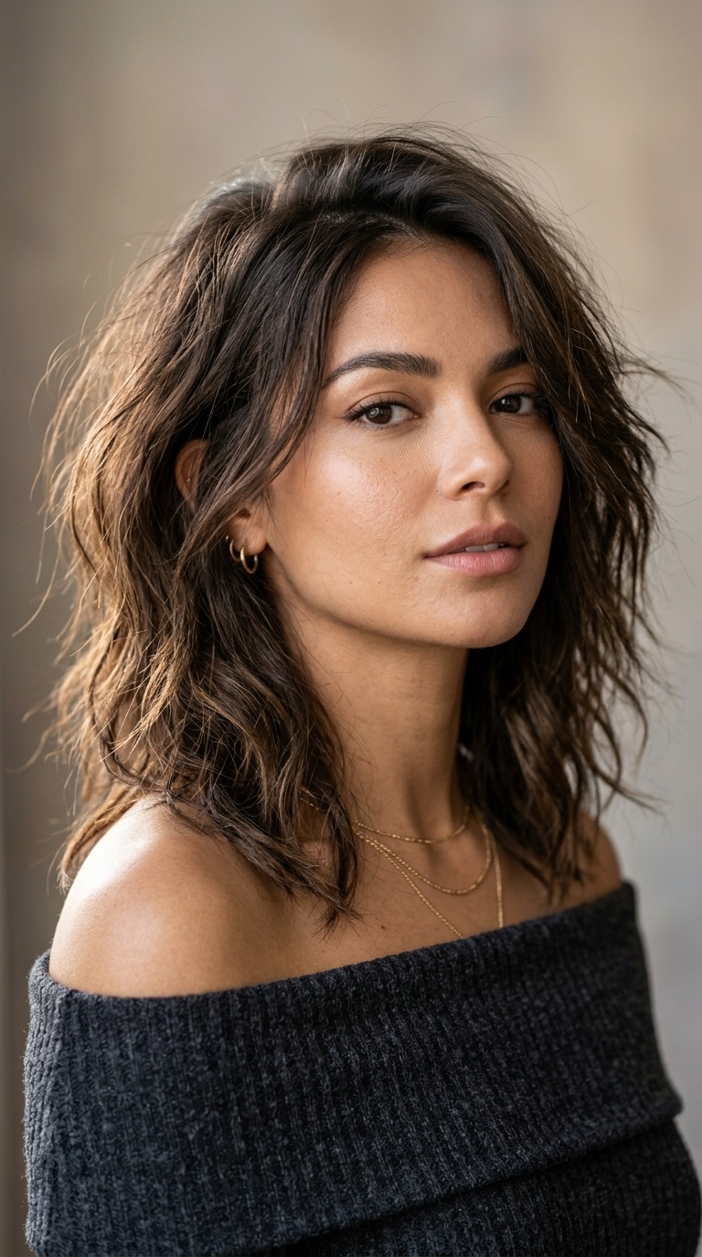 Messy Textured Lob
