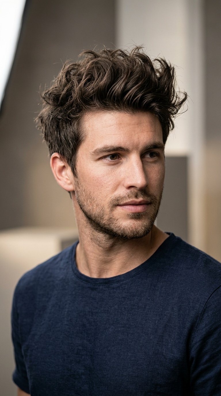 Messy Textured Quiff