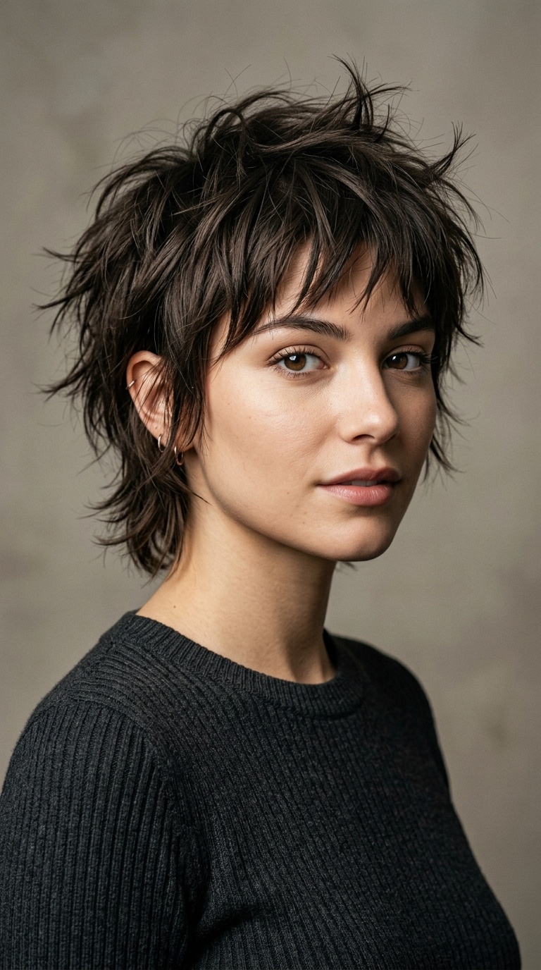 Messy Textured Shag Spike
