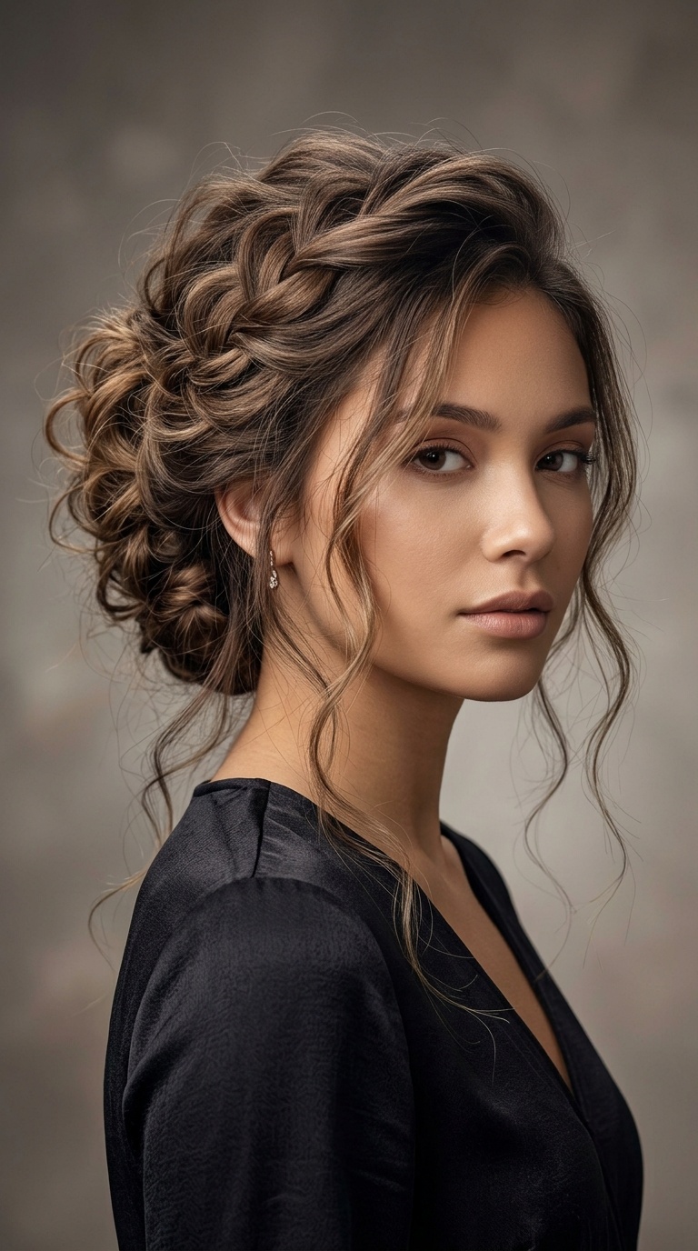 Messy Textured Updo