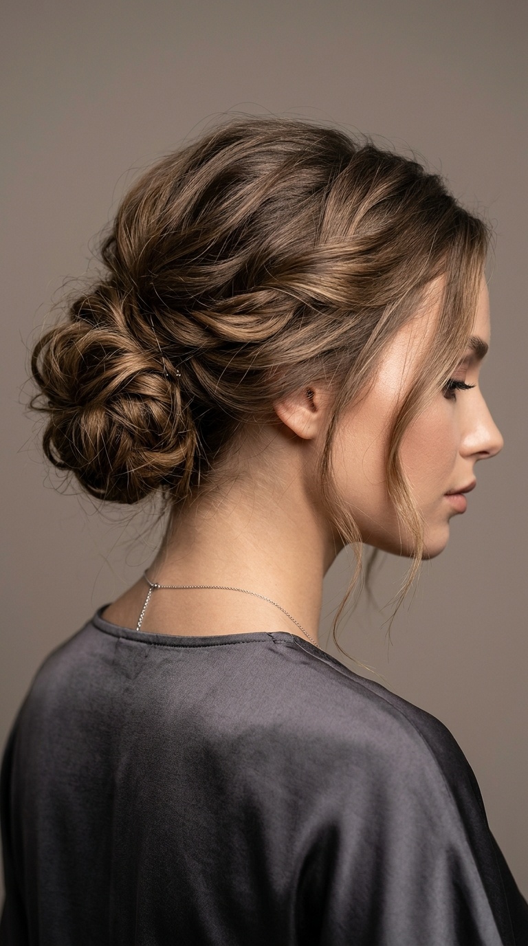 Messy Textured Updo