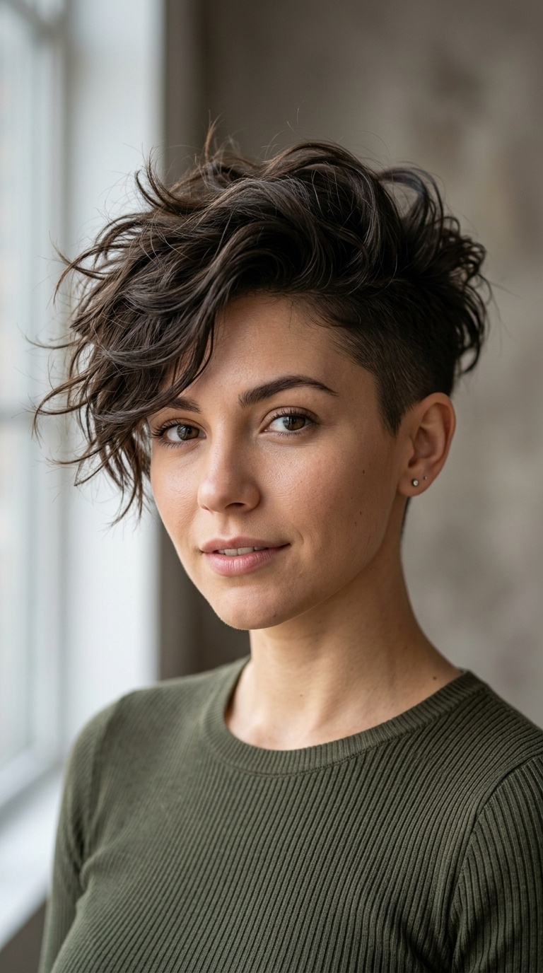 Messy Undercut for Women