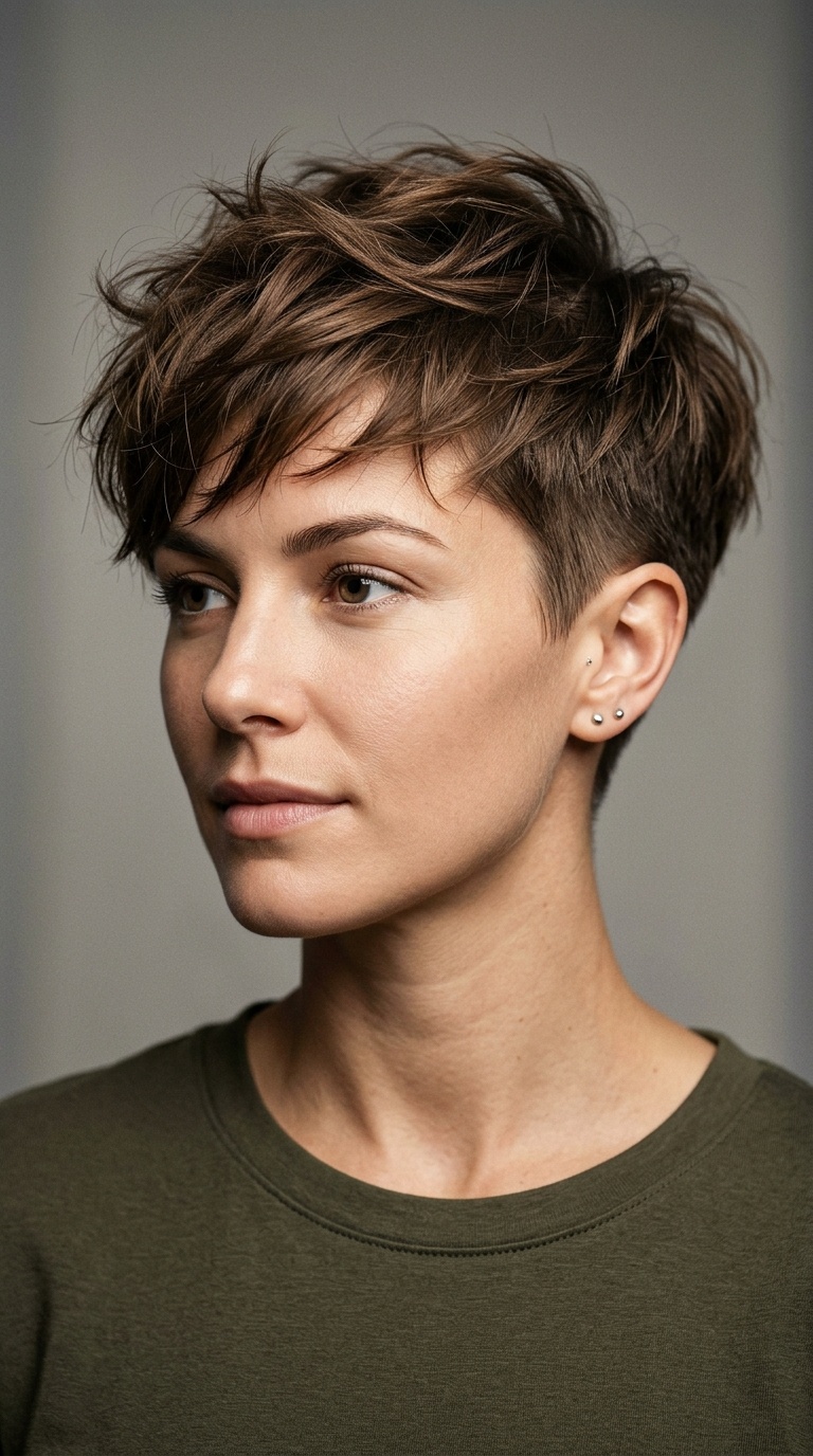 Messy Undercut Pixie