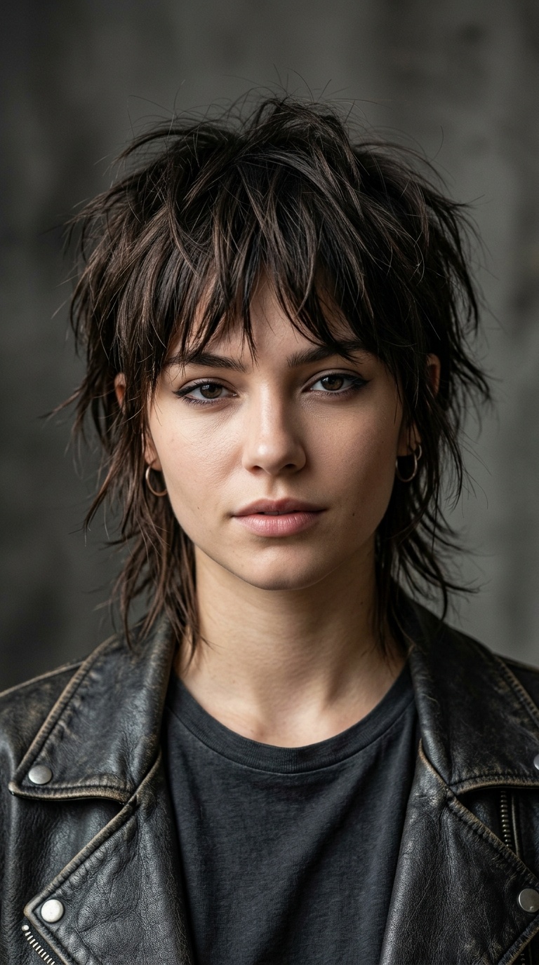 Messy Wolf Cut Pixie