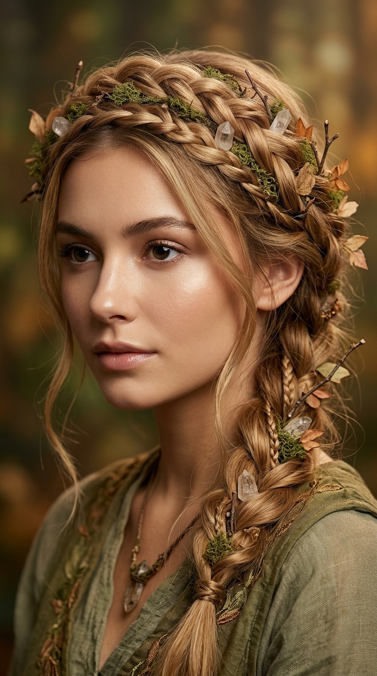 Messy Woodland Textural Crown