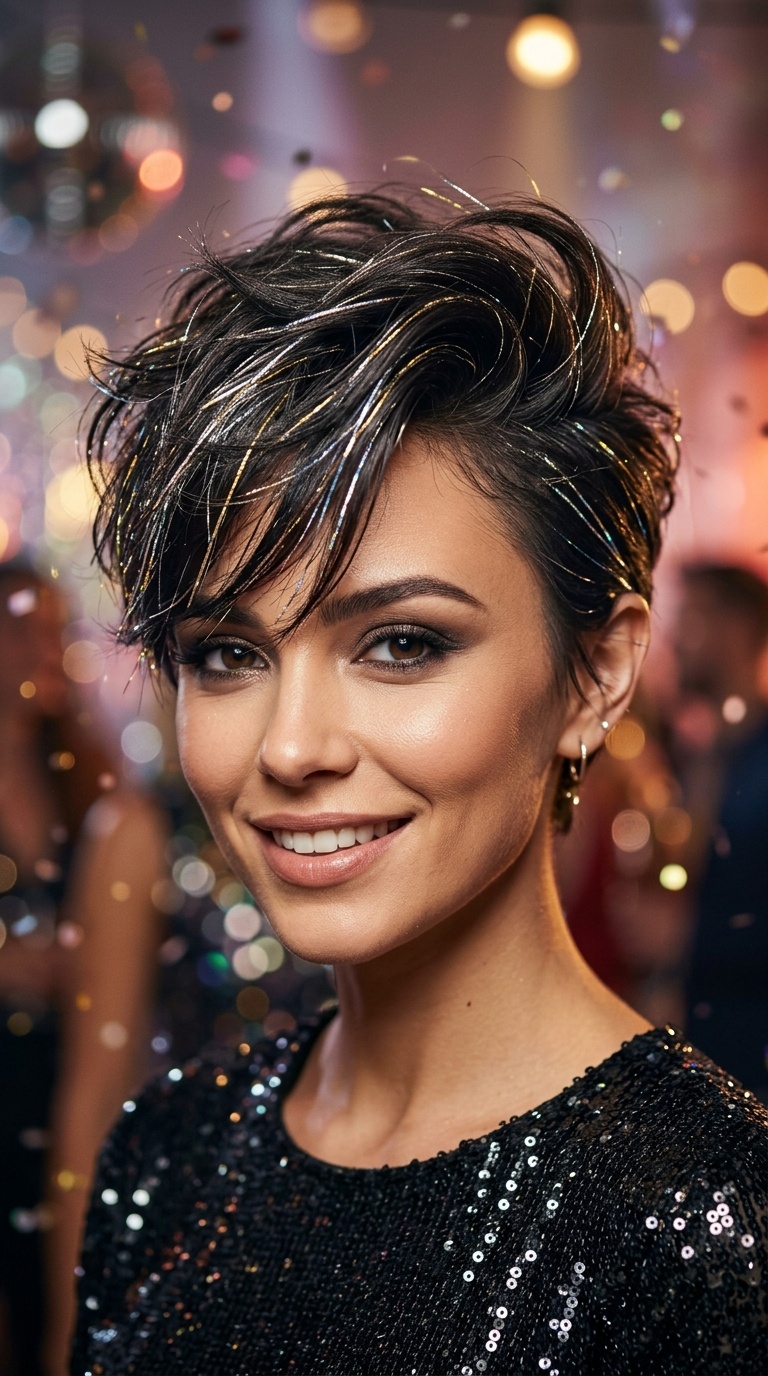 Metallic Hair Tinsel