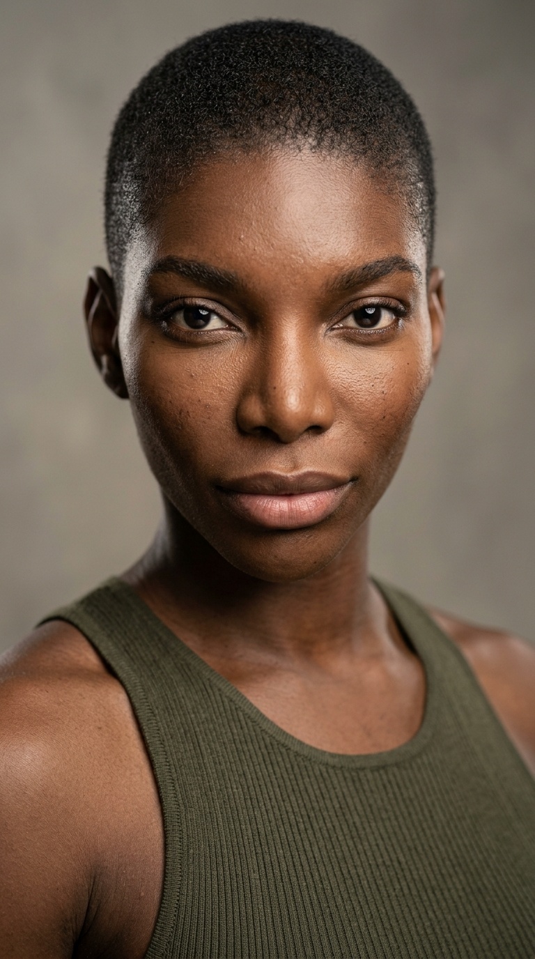 Michaela Coel’s Signature Buzzcut