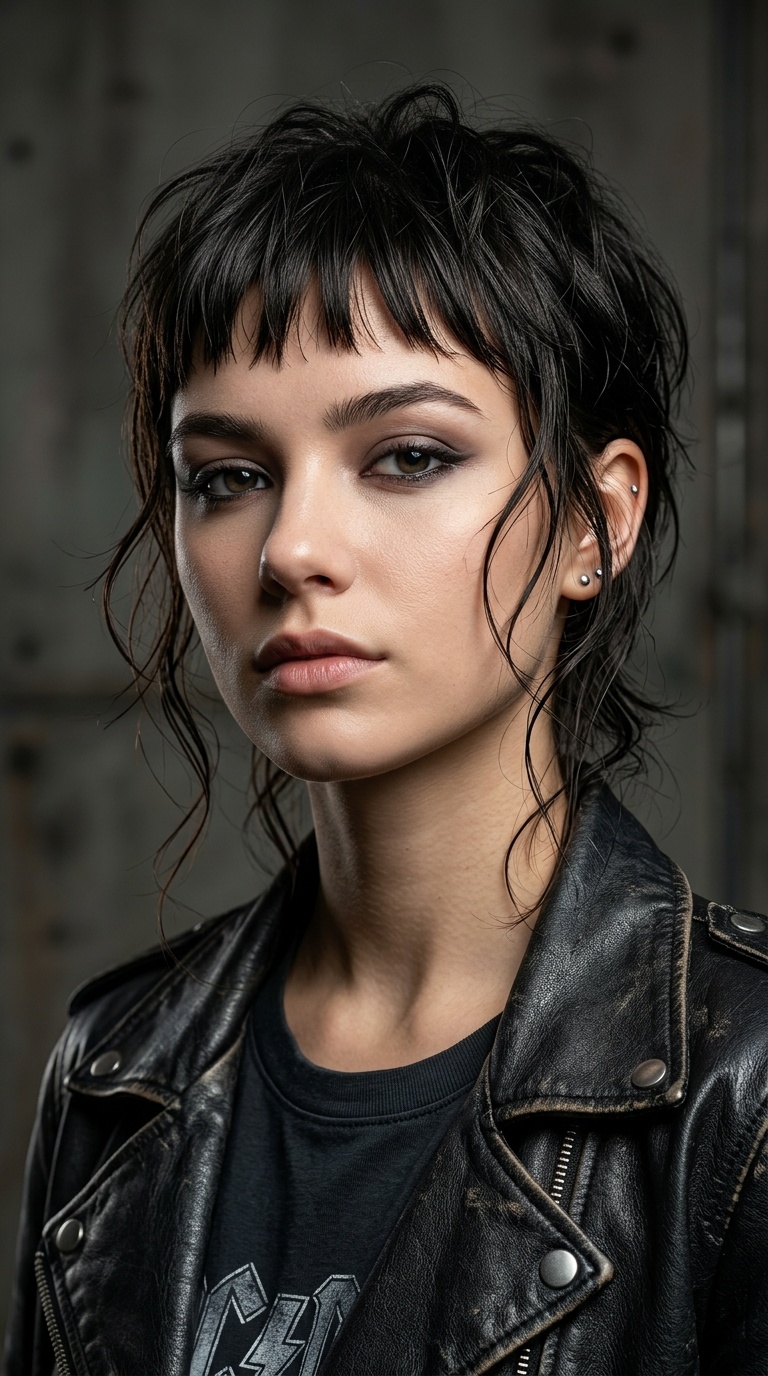 Micro Bangs and Face-Framing Tendrils