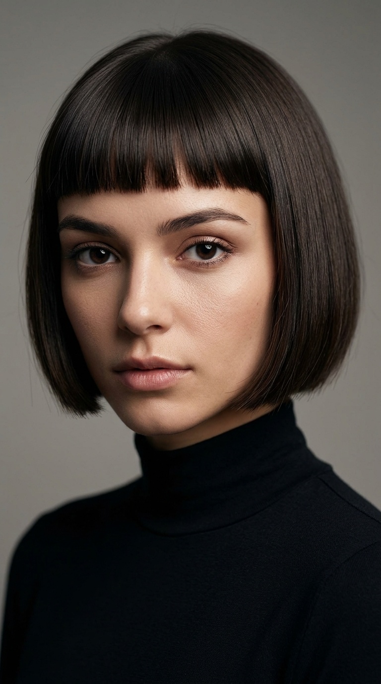 Micro-Bangs with Structured Bob