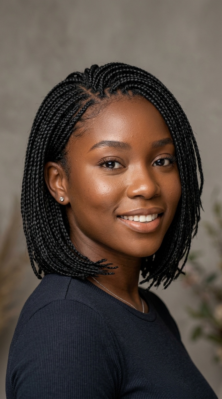 Micro-Braided Short Wig