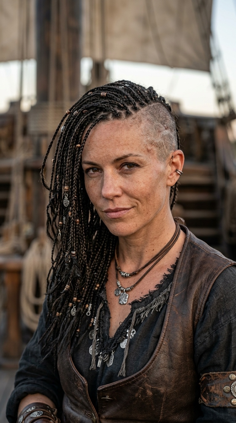 Micro-Braided Side Shave
