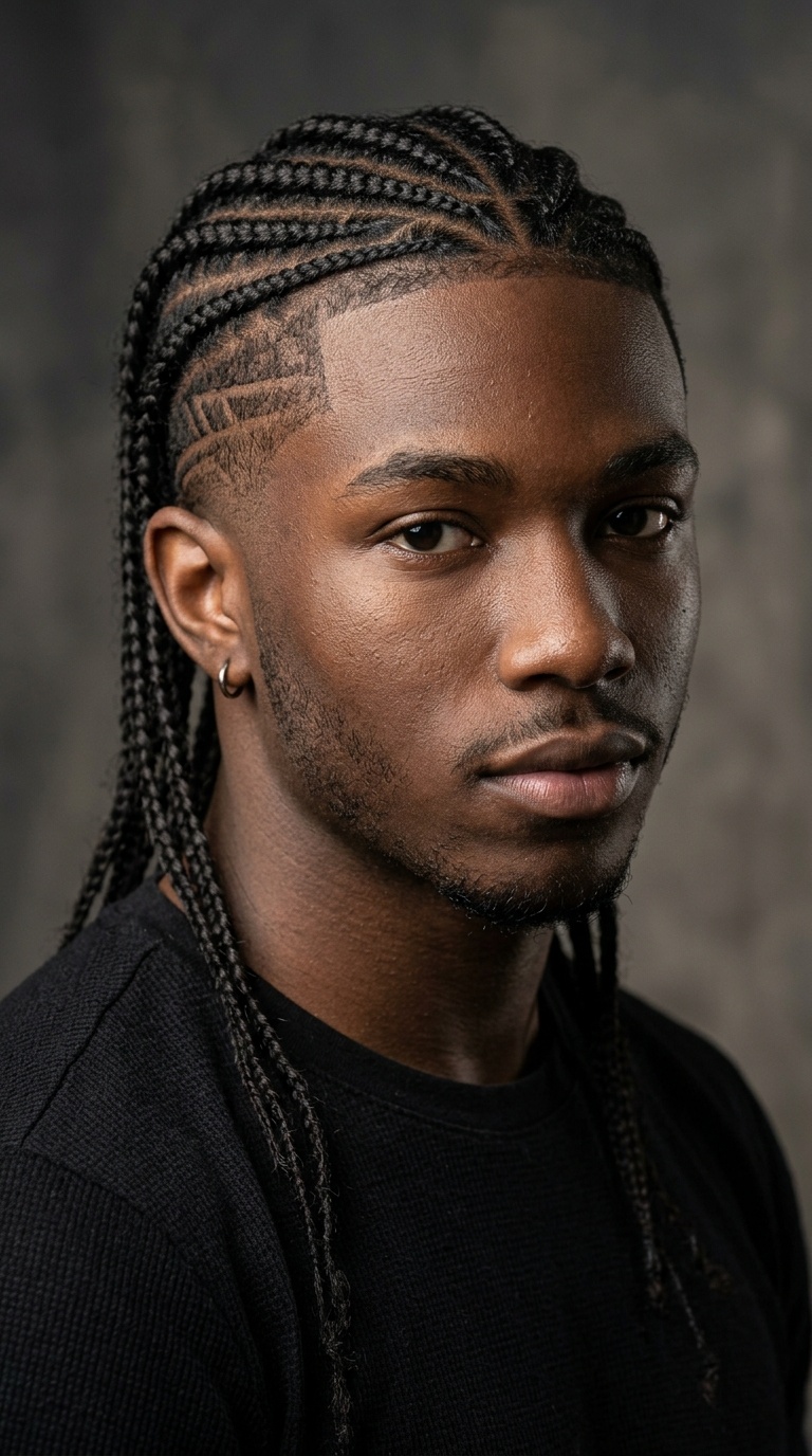 Micro-Braids with Geometric Undercut