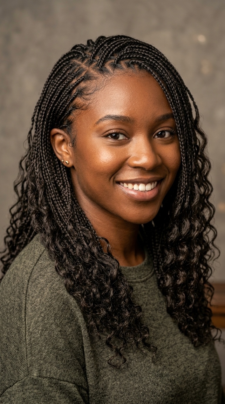 Micro Braids with Loose Ends