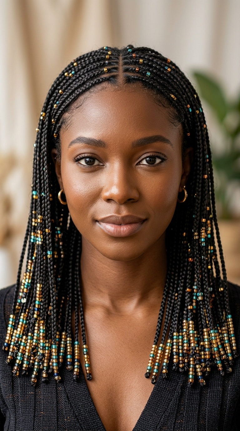 Micro-Braids with Tiny Seed Beads