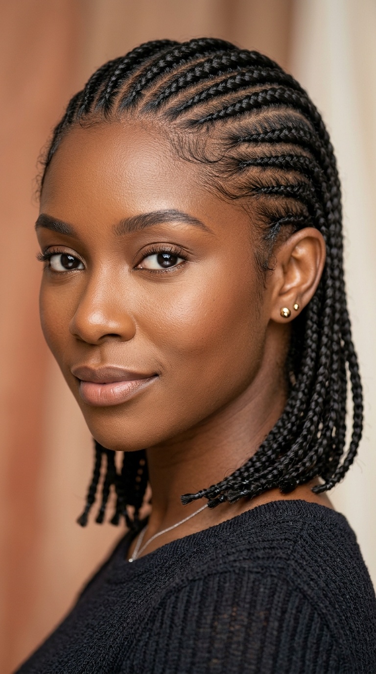 Micro Feed-In Cornrows