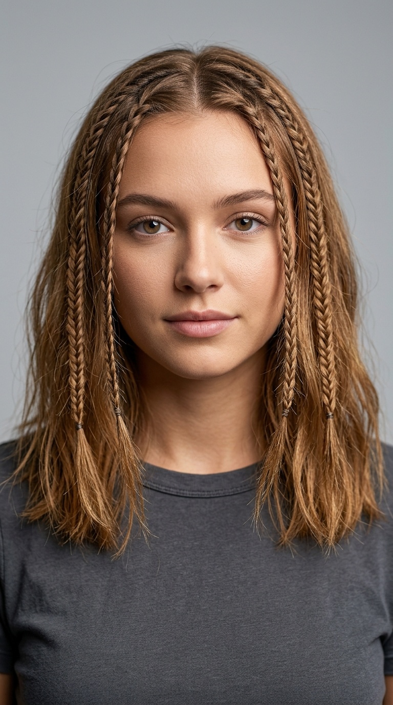 Micro-Fishtail Accents