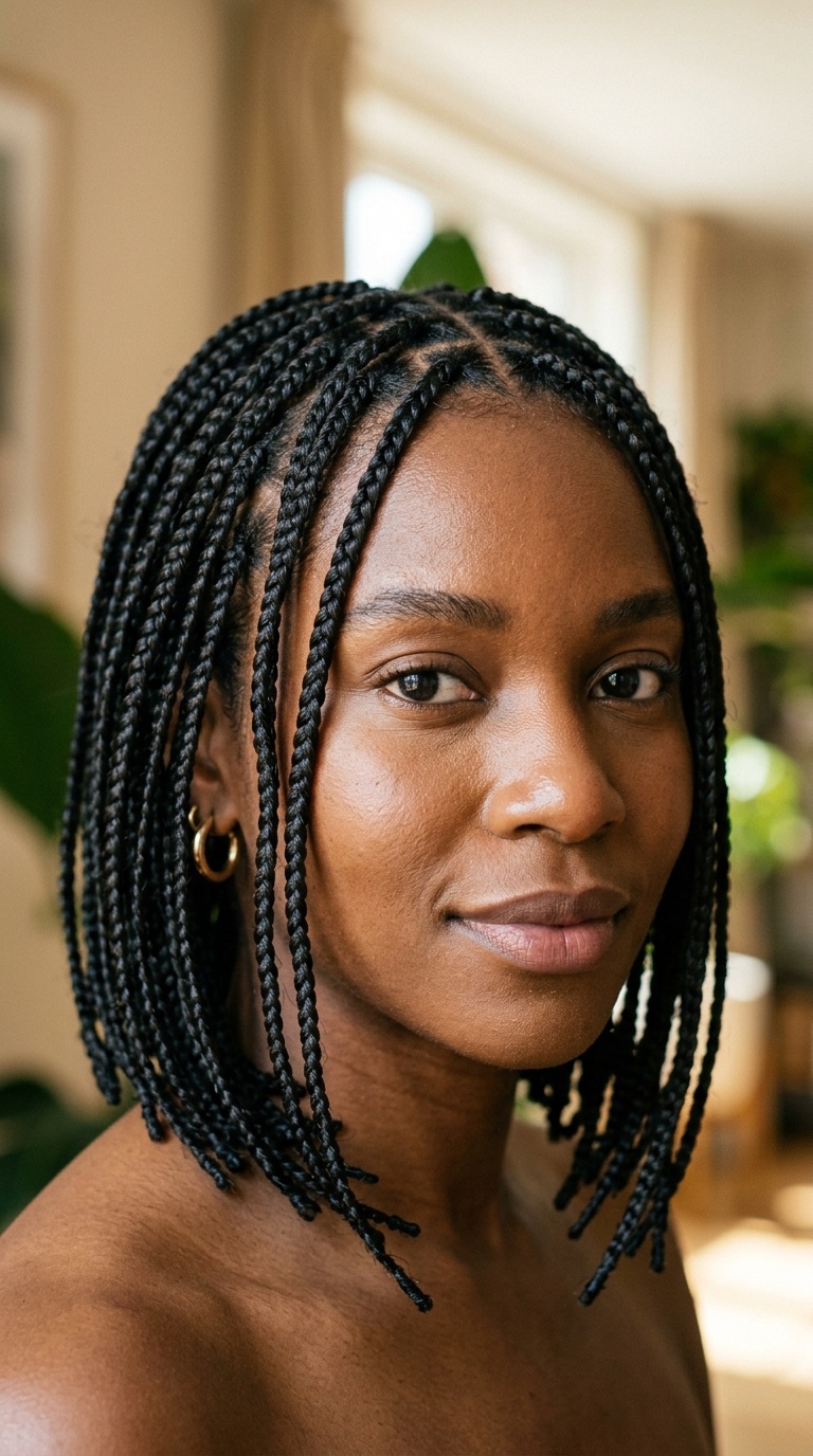 Micro Short Box Braids