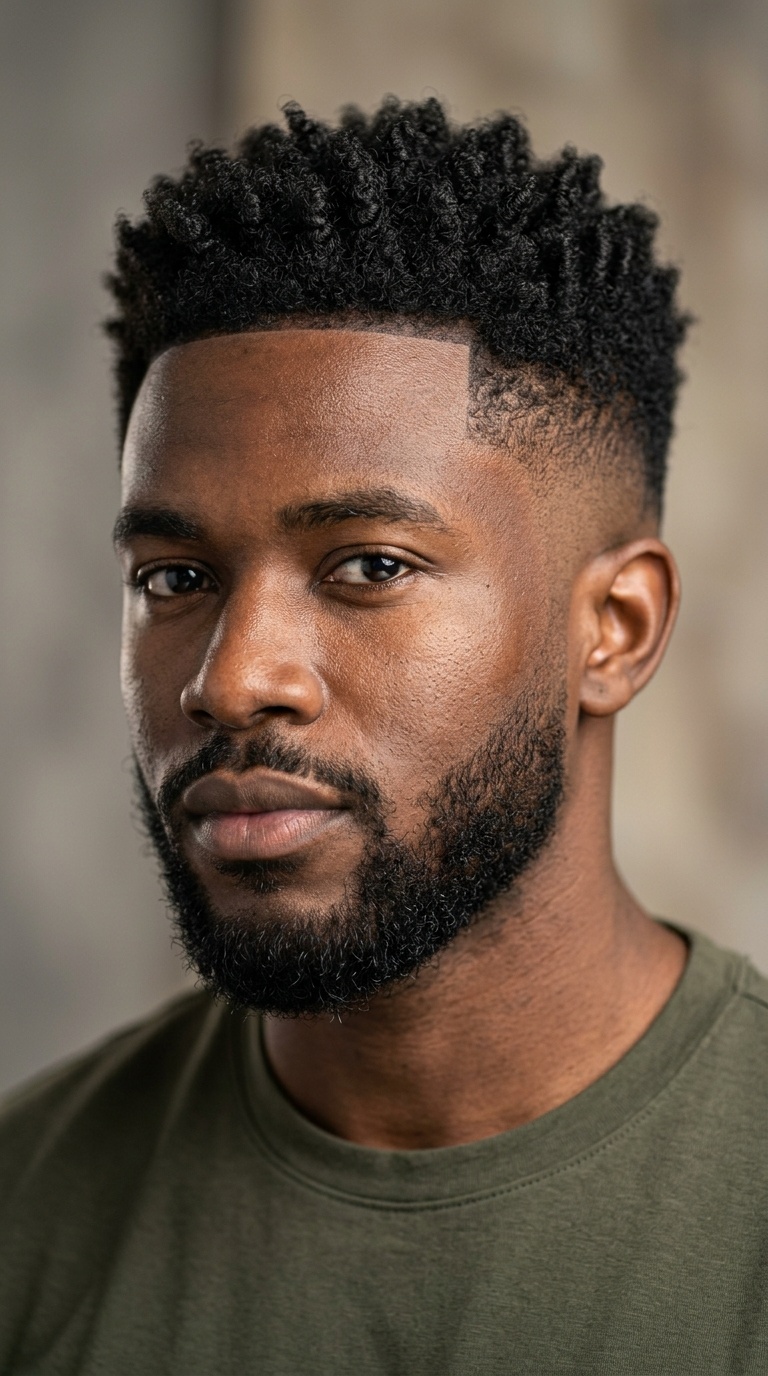 Mid Fade with Textured Top